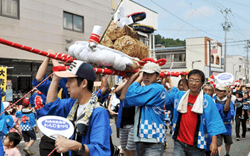 大崎市鹿島台わらじまつり